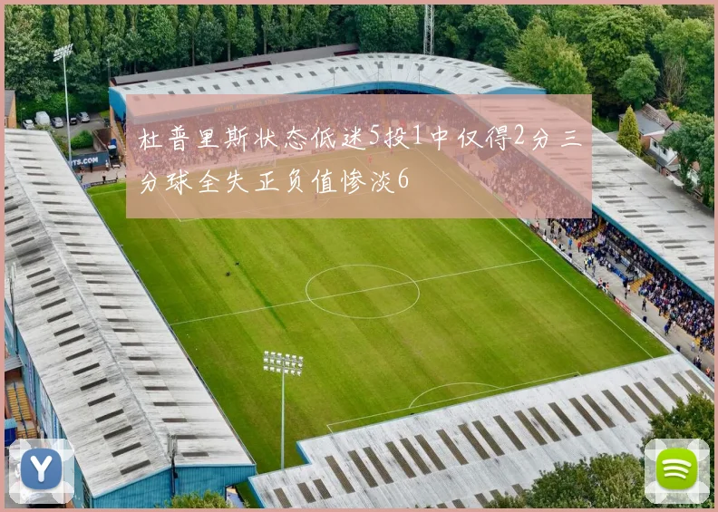 杜普里斯状态低迷5投1中仅得2分三分球全失正负值惨淡6